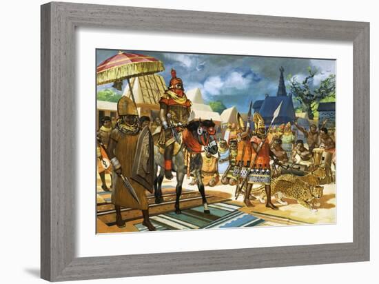 Unidentified African Potentate-Angus Mcbride-Framed Giclee Print