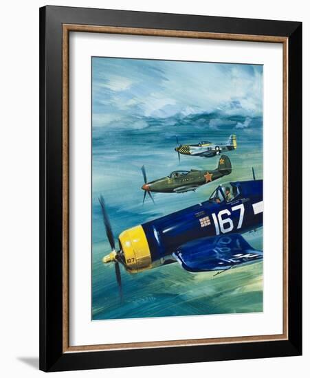 Unidentified Aircraft-Wilf Hardy-Framed Giclee Print