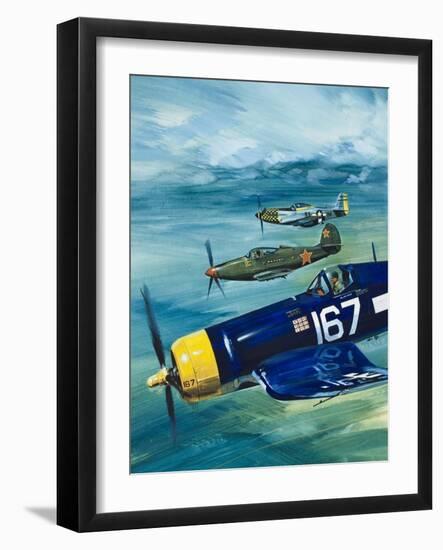 Unidentified Aircraft-Wilf Hardy-Framed Giclee Print