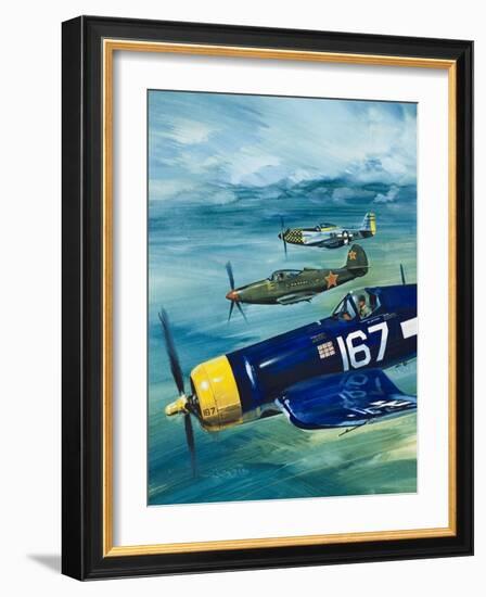 Unidentified Aircraft-Wilf Hardy-Framed Giclee Print