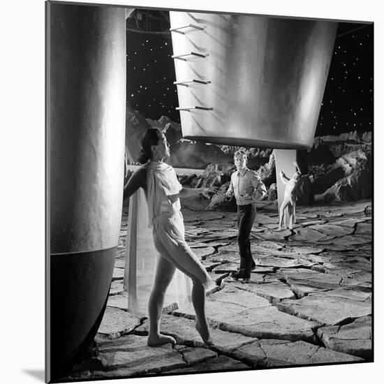 Unidentified Dancers on Set of Film 'Destination Moon', 1950-Allan Grant-Mounted Photographic Print