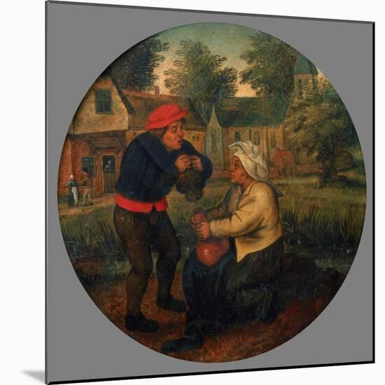 Unidentified Flemish Proverb, Late 16Th/Early 17th Century-Pieter Brueghel the Younger-Mounted Giclee Print