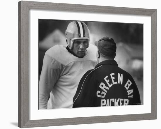 Unidentified Green Bay Packer Team Member-George Silk-Framed Premium Photographic Print