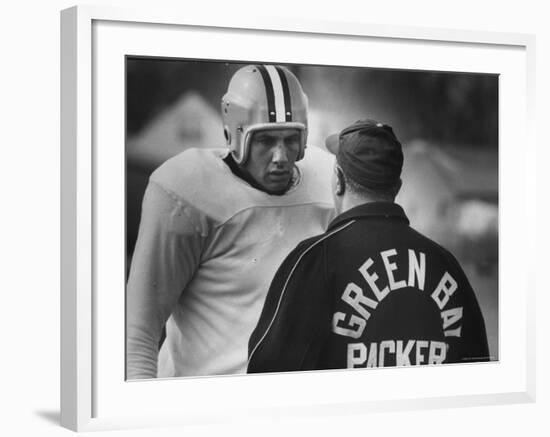 Unidentified Green Bay Packer Team Member-George Silk-Framed Premium Photographic Print