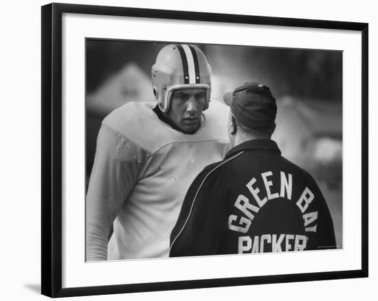 Unidentified Green Bay Packer Team Member-George Silk-Framed Premium Photographic Print