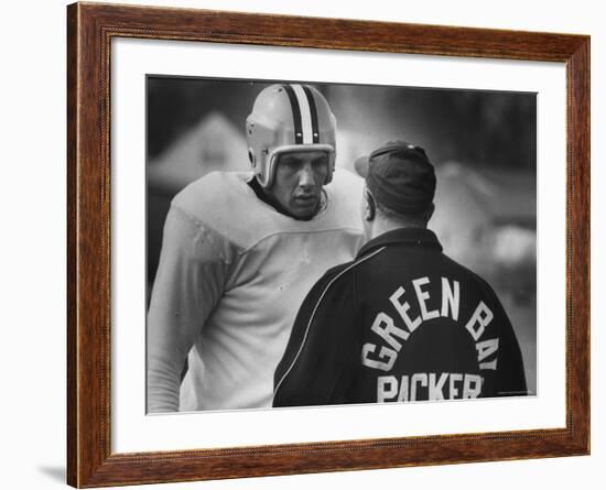 Unidentified Green Bay Packer Team Member-George Silk-Framed Premium Photographic Print