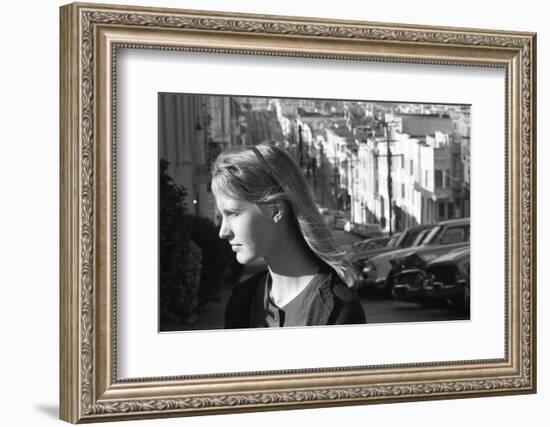 Unidentified Model in San Francisco, California, 1960-Allan Grant-Framed Photographic Print