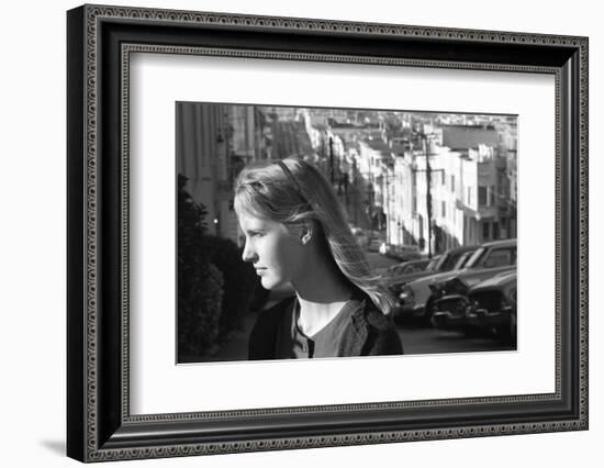 Unidentified Model in San Francisco, California, 1960-Allan Grant-Framed Photographic Print