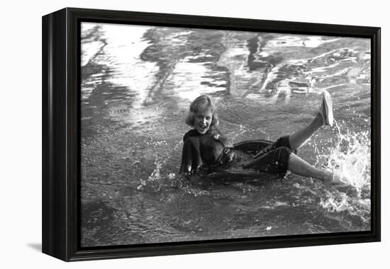 Unidentified Model. Part of Allan Grant's Series "The Golden Girls of the West", 1960-Allan Grant-Framed Premier Image Canvas