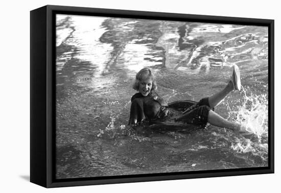 Unidentified Model. Part of Allan Grant's Series "The Golden Girls of the West", 1960-Allan Grant-Framed Premier Image Canvas