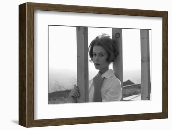 Unidentified Model Shoot. Part of Allan Grant's Series "The Golden Girls of the West", 1960-Allan Grant-Framed Photographic Print