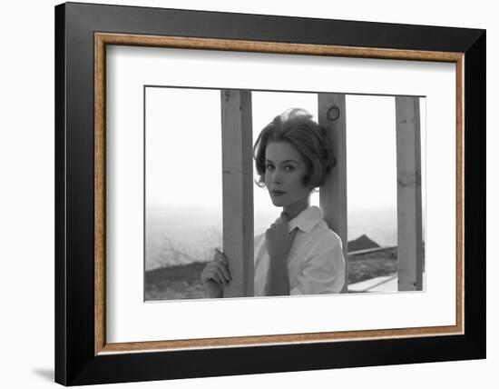 Unidentified Model Shoot. Part of Allan Grant's Series "The Golden Girls of the West", 1960-Allan Grant-Framed Photographic Print