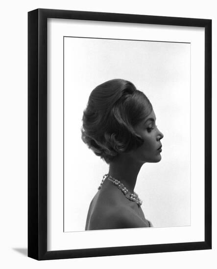 Unidentified Model Shoot. Part of Allan Grant's Series "The Golden Girls of the West", 1960-Allan Grant-Framed Photographic Print