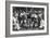 Unidentified Sailors Watch a Boxing Match in their Midst Aboard Hmas Melbourne, 1915-null-Framed Photographic Print