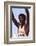 Unidentified Us Athlete at the 1972 Summer Olympic Games in Munich, Germany-John Dominis-Framed Photographic Print