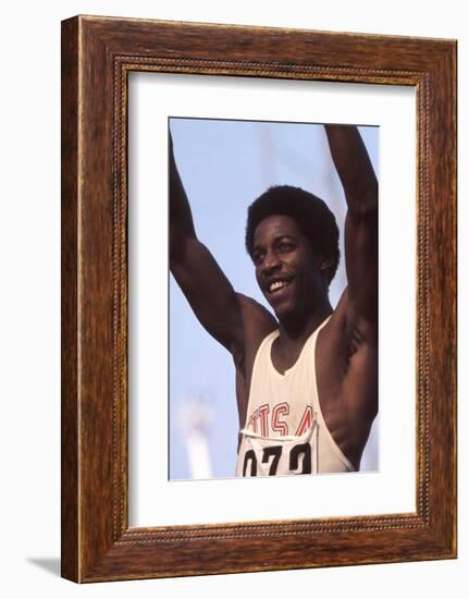 Unidentified Us Athlete at the 1972 Summer Olympic Games in Munich, Germany-John Dominis-Framed Photographic Print