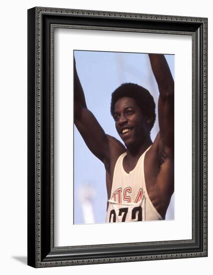 Unidentified Us Athlete at the 1972 Summer Olympic Games in Munich, Germany-John Dominis-Framed Photographic Print