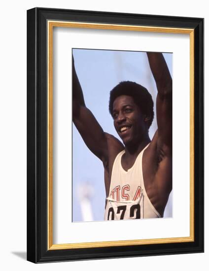 Unidentified Us Athlete at the 1972 Summer Olympic Games in Munich, Germany-John Dominis-Framed Photographic Print