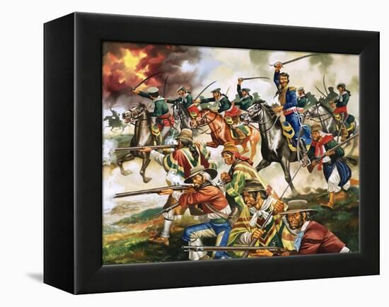 Unidentified War, Possibly Part of Mexican Revolution-Ron Embleton-Framed Premier Image Canvas