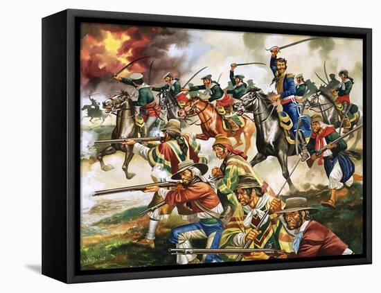 Unidentified War, Possibly Part of Mexican Revolution-Ron Embleton-Framed Premier Image Canvas