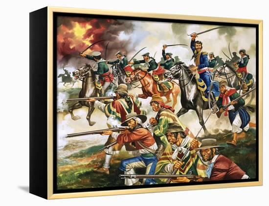 Unidentified War, Possibly Part of Mexican Revolution-Ron Embleton-Framed Premier Image Canvas