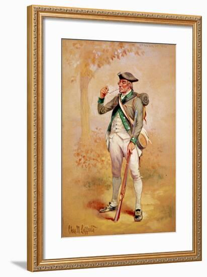 Uniform of a Private of the Continental Line in the 3rd New York Regiment in 1775, C.1920-Charles MacKubin Lefferts-Framed Giclee Print