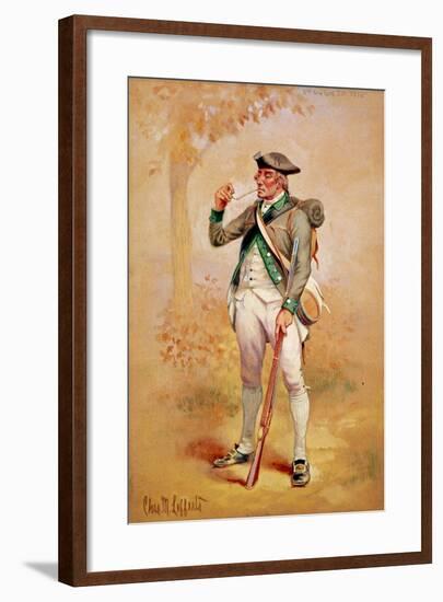 Uniform of a Private of the Continental Line in the 3rd New York Regiment in 1775, C.1920-Charles MacKubin Lefferts-Framed Giclee Print