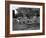 Uniformed Drum Major For University of Michigan Marching Band Practicing His High Kicking Prance-Alfred Eisenstaedt-Framed Photographic Print