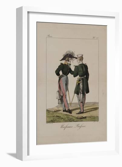 Uniformes Russes-Horace Vernet-Framed Giclee Print