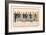 Uniforms: 4 Cavalry, 2 Engineers, 1 Hospital, 2 Staff, 2 Signal Corps, 1899-Arthur Wagner-Framed Art Print