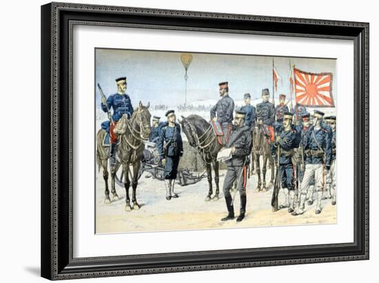 Uniforms of Japanese Army Russo-Japanese War (Jan 1904)-null-Framed Giclee Print