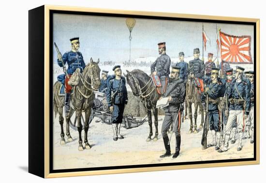 Uniforms of Japanese Army Russo-Japanese War (Jan 1904)-null-Framed Premier Image Canvas