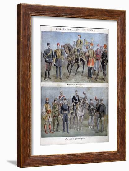 Uniforms of the Greek and Turkish Armies, 1897-Henri Meyer-Framed Giclee Print