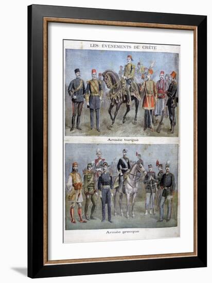 Uniforms of the Greek and Turkish Armies, 1897-Henri Meyer-Framed Giclee Print