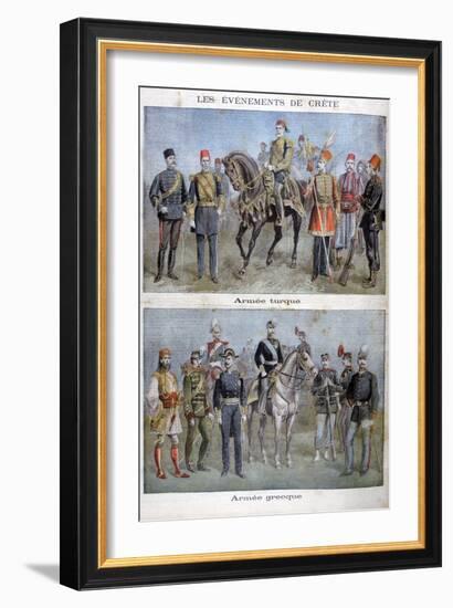 Uniforms of the Greek and Turkish Armies, 1897-Henri Meyer-Framed Giclee Print