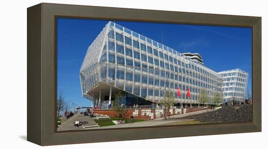 Unilever House, HafenCity, Hamburg, Germany, Europe-Hans-Peter Merten-Framed Premier Image Canvas