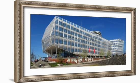 Unilever House, HafenCity, Hamburg, Germany, Europe-Hans-Peter Merten-Framed Photographic Print