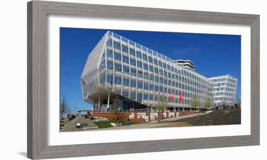 Unilever House, HafenCity, Hamburg, Germany, Europe-Hans-Peter Merten-Framed Photographic Print