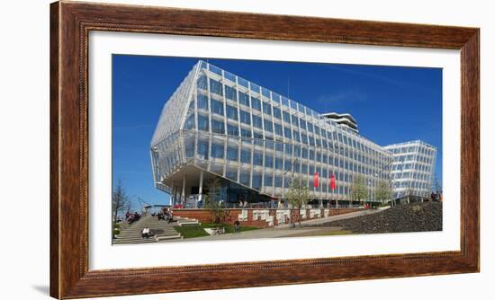 Unilever House, HafenCity, Hamburg, Germany, Europe-Hans-Peter Merten-Framed Photographic Print