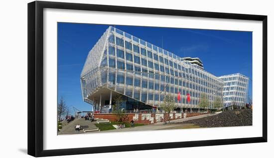 Unilever House, HafenCity, Hamburg, Germany, Europe-Hans-Peter Merten-Framed Photographic Print