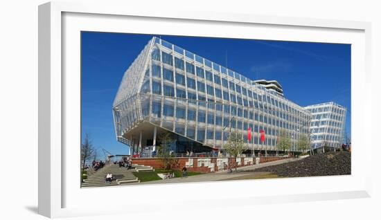 Unilever House, HafenCity, Hamburg, Germany, Europe-Hans-Peter Merten-Framed Photographic Print