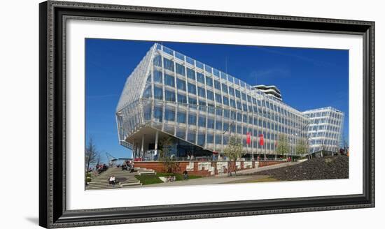 Unilever House, HafenCity, Hamburg, Germany, Europe-Hans-Peter Merten-Framed Photographic Print