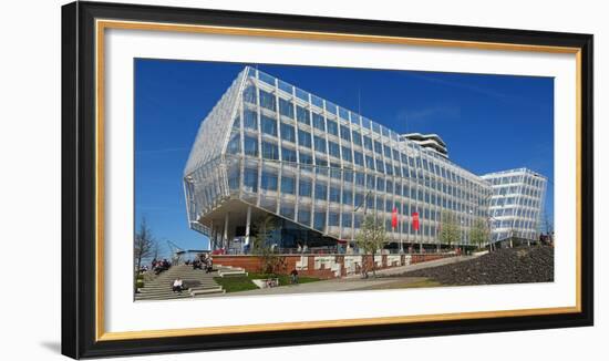 Unilever House, HafenCity, Hamburg, Germany, Europe-Hans-Peter Merten-Framed Photographic Print