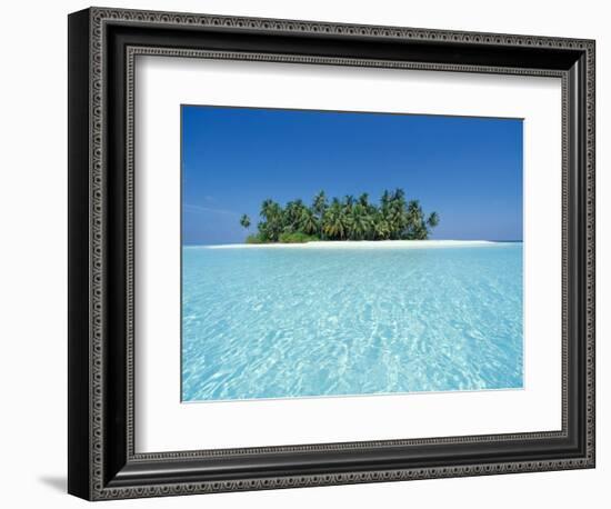 Uninhabited Tropical Island, Ari Atoll, Maldives-Stuart Westmoreland-Framed Photographic Print