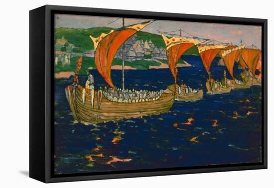 Uninvited Guests (Oil on Canvas)-Nicholas Roerich-Framed Premier Image Canvas