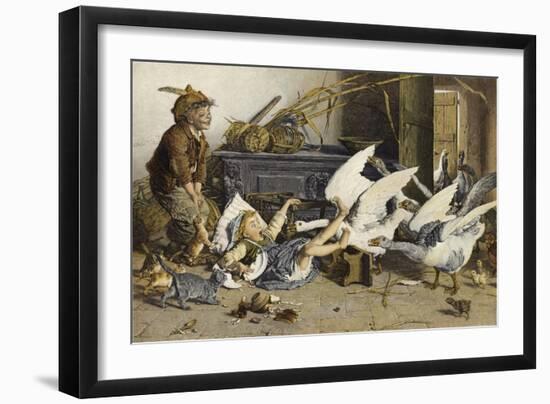 Uninvited Guests-Gaetano Chierici-Framed Giclee Print