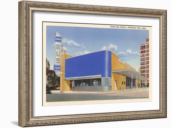 Union Bus Staion, Oklahoma City-null-Framed Art Print