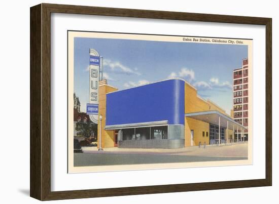 Union Bus Staion, Oklahoma City-null-Framed Art Print