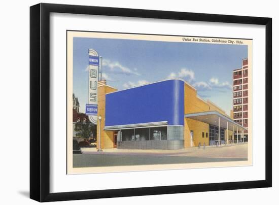 Union Bus Staion, Oklahoma City-null-Framed Art Print