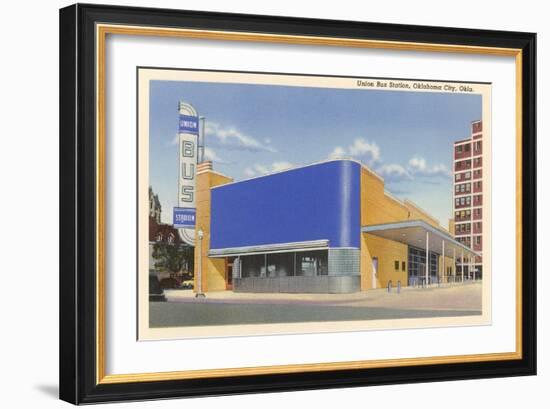 Union Bus Staion, Oklahoma City-null-Framed Art Print